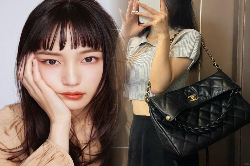 シャネル キャビア スキン ショルダー バッグ