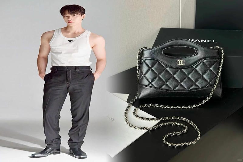 CHANELキャビアスキンショルダーバッグ