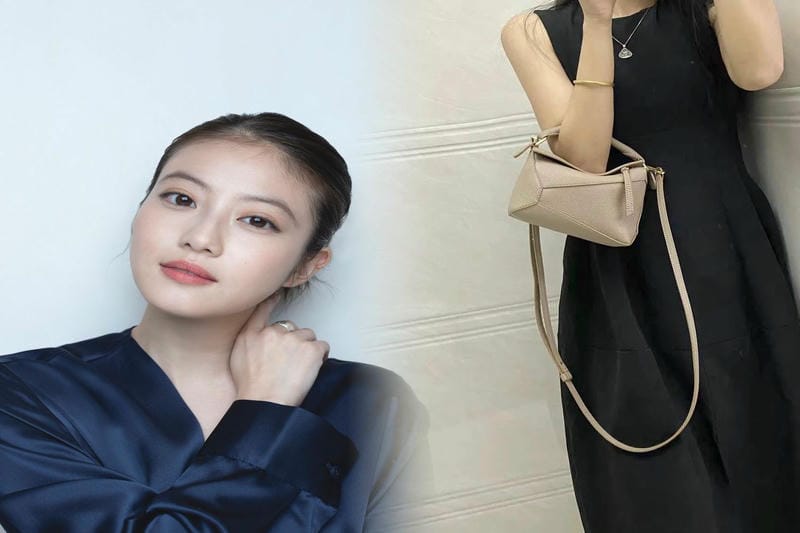 ロエベアナグラムショルダーバッグ