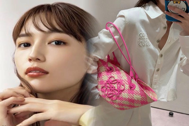 人気モデル愛用中のロエベバッグ
