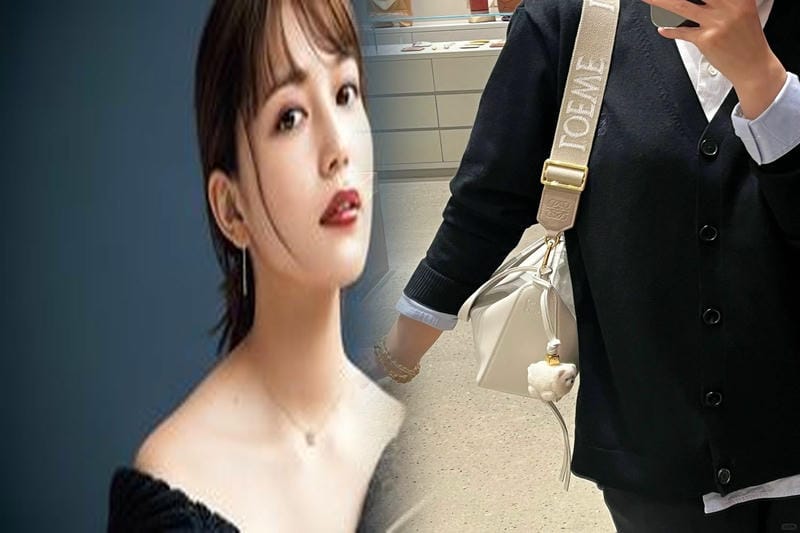 インスタ映え抜群！人気モデルが持つLOEWEバッグ