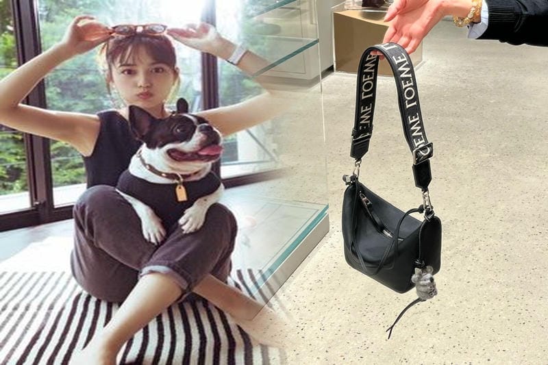 ロエベアナグラムトートバッグ