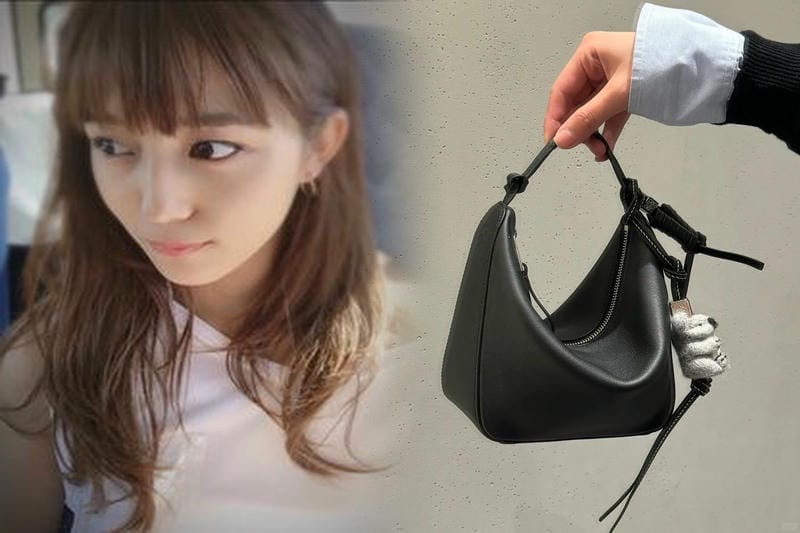 【ロエベ】ハンモック ドローストリング スモールバッグ S/Mink