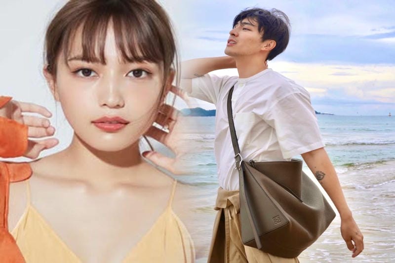 ロエベアナグラムショルダーバッグ