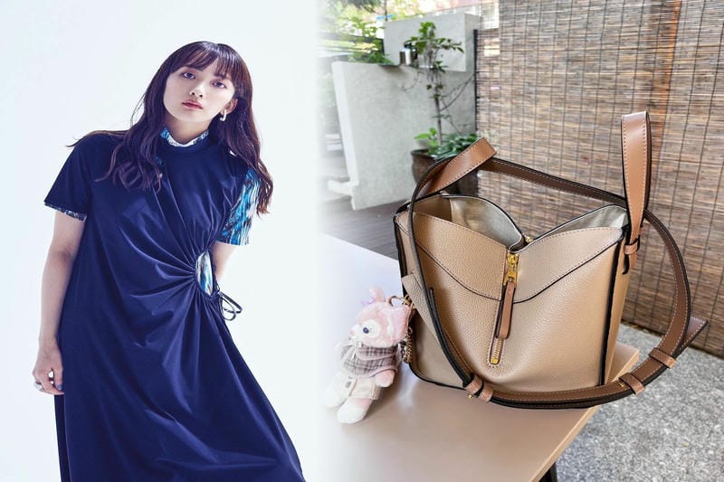 カジュアルに最適なキャンバス素材のLOEWEトートバッグ