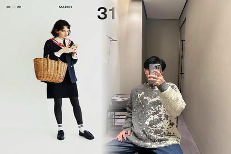 ロエベかごバッグの質感とスタイリング例