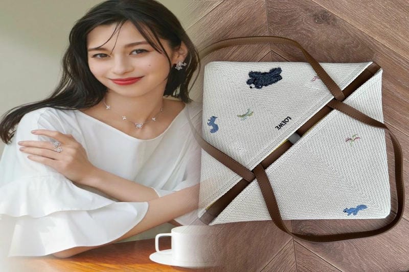 人気インフルエンサー愛用のロエベ バッグ