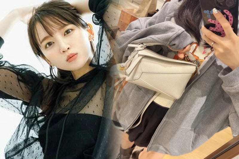 ロエベアナグラムバッグ