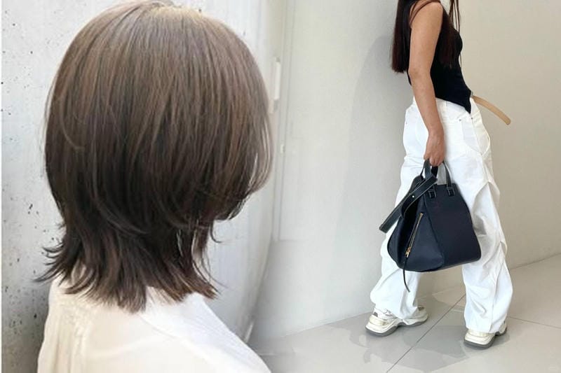 22年秋冬新作 ロエベ ハンモックバッグ コンパクト サテンカーフ