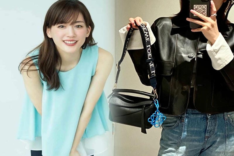 【ロエベ】スクエア バスケットバッグ スモール Natural/Pecan