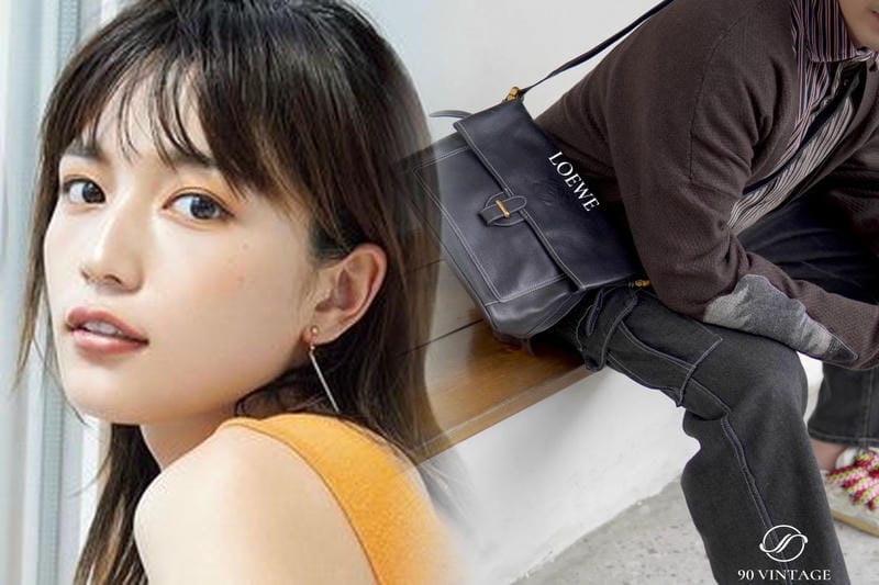 ロエベアナグラム6ccショルダーバッグ