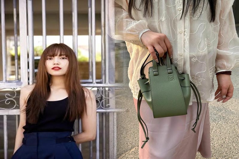 お洒落で可愛い LOEWE パズルバッグ ミニ バッグ