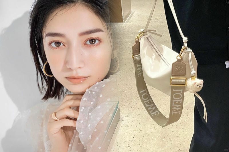 22年秋冬新作 ロエベ ハンモックバッグ コンパクト サテンカーフ