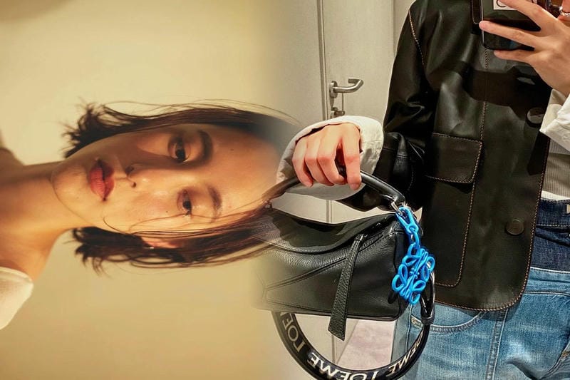 【ロエベ】スクエア バスケットバッグ スモール Natural/Pecan