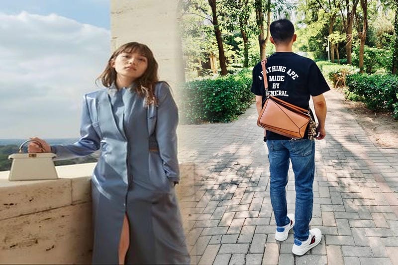 ロエベクラッチバッグの収納力と実用性