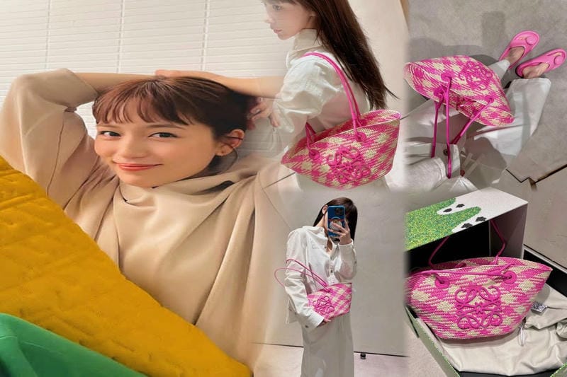 ロエベアナグラムトートバッグ