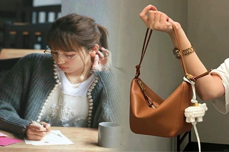 ロエベのバッグ、おしゃれ芸能人必携