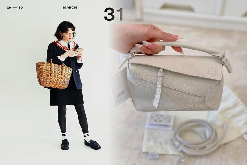 セール新作【LOEWE】ゲート デュアル ミニ キャンバス＆レザーバッグ