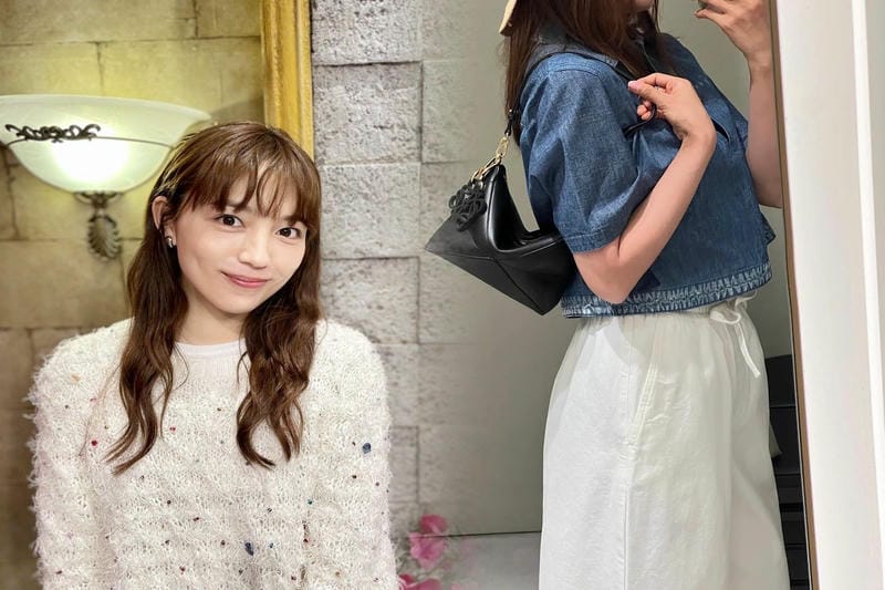 着こなしに華やぎを加える美色バッグ。着映えカラーの『ロエベ 』