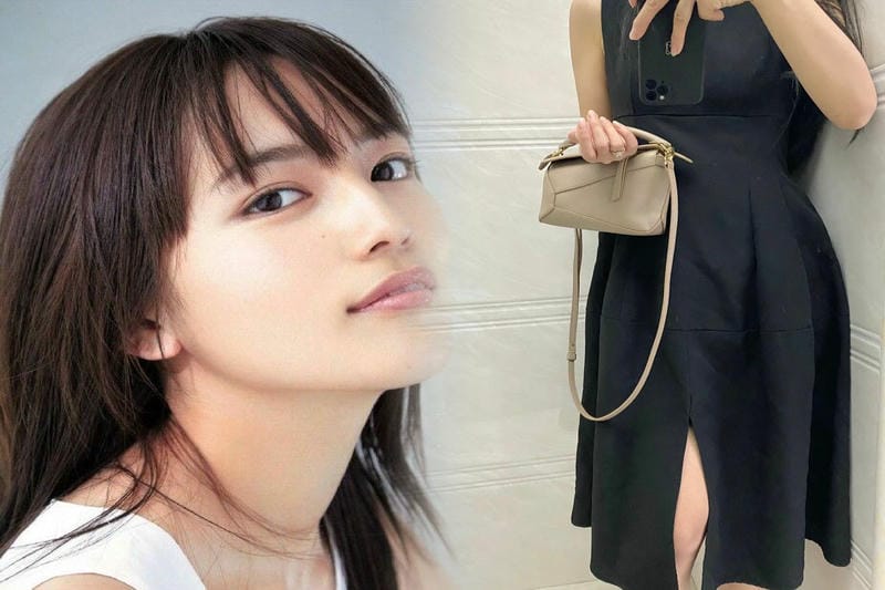 【ロエベ】ハンモック ドローストリング スモールバッグ S/Mink