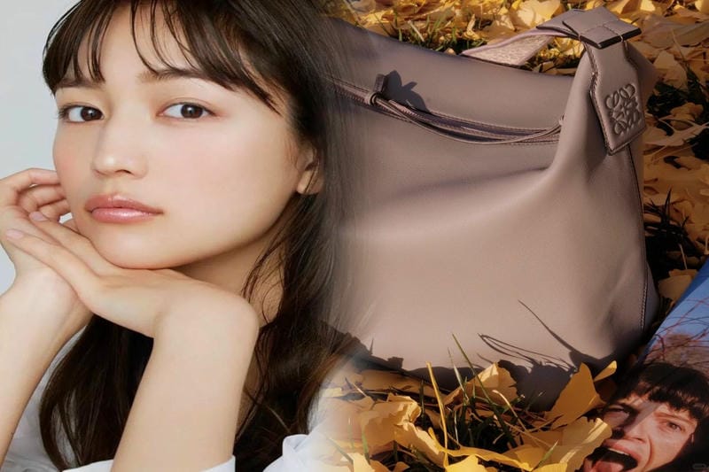インスタ映え抜群！人気モデルが持つLOEWEバッグ
