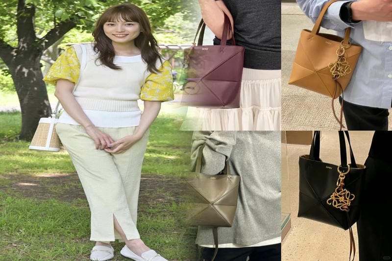 LOEWEバッグの使い方、春夏のコーデに最適