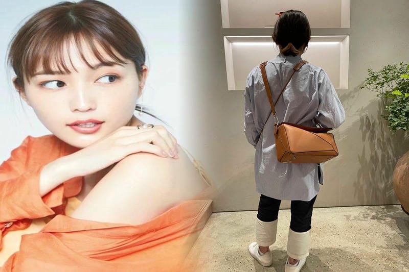 LOEWE/ロエベ★Gateトップハンドルスモール ラフィア 2WAYバッグ