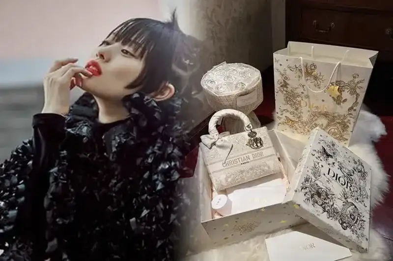 ディオールのモノグラムバッグでブランドアピール