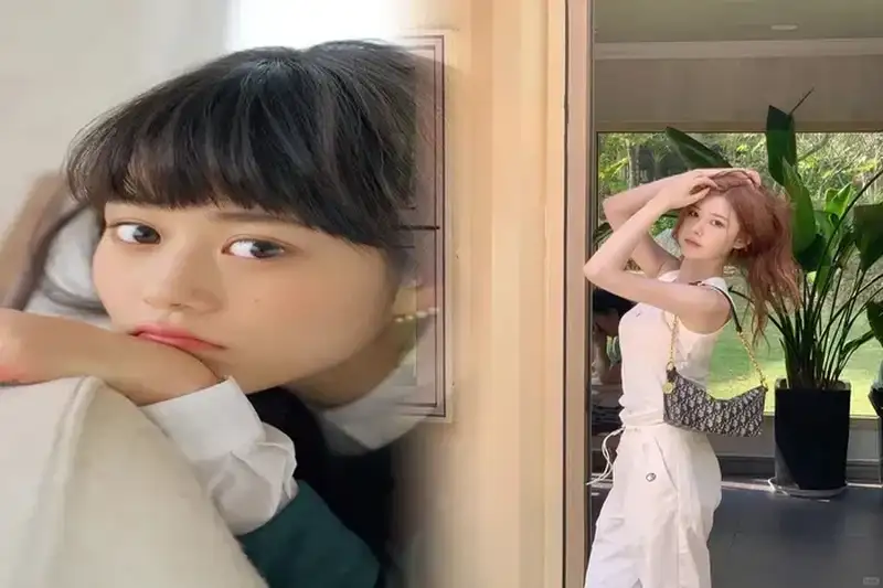 ディオールのネオンカラーのバッグでポップなコーディネート