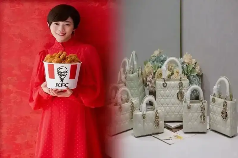 【23AW新作】DIOR Caro ハート ポーチ Dioramour カナージュ レザー