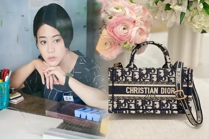 雑誌掲載 DIORフラワー刺しゅう BOOK TOTE