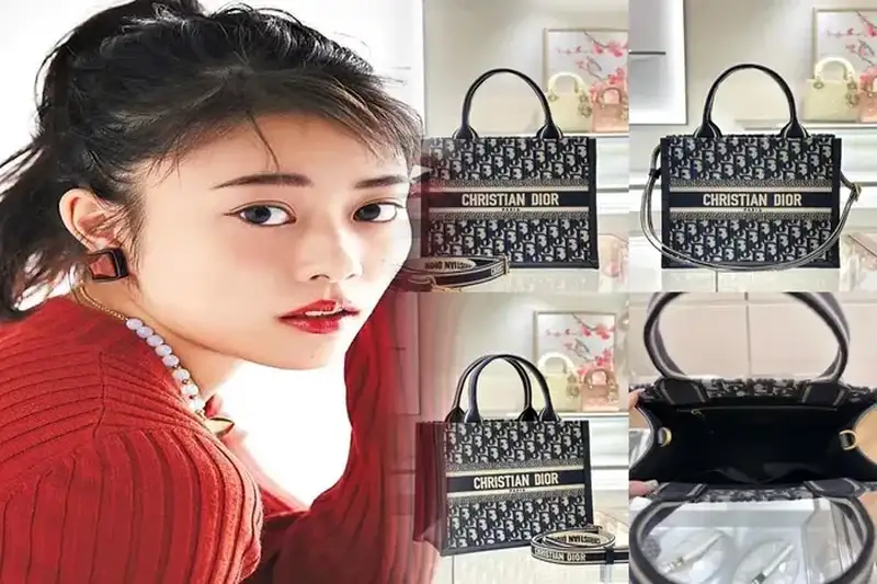 dior ブックトート 偽物 見分け方