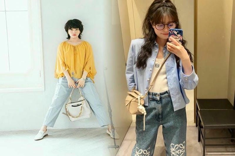 ロエベバッグを使った最新コーディネート集