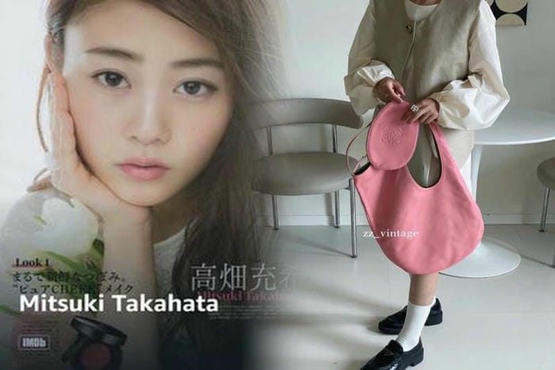 ロエベバッグで作るフェミニンコーデのアイデア