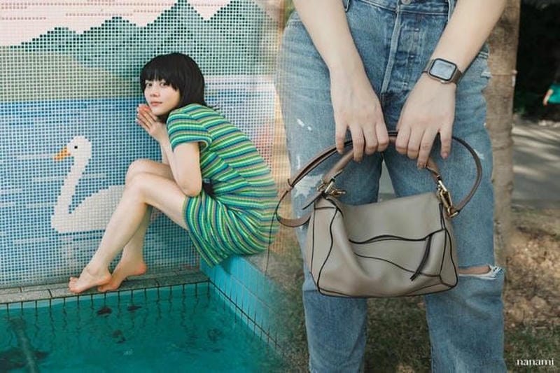 セール新作【LOEWE】ゲート デュアル ミニ キャンバス＆レザーバッグ