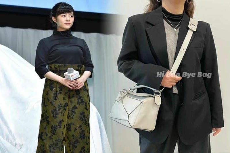 22年秋冬新作 ロエベ ハンモックバッグ コンパクト サテンカーフ