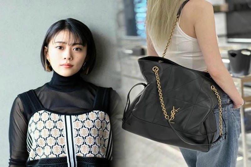 サンローランのポーチでシンプルかつおしゃれな小物収納