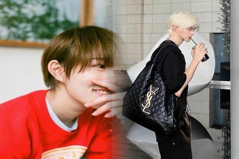 サン ローラン トート バッグ 布