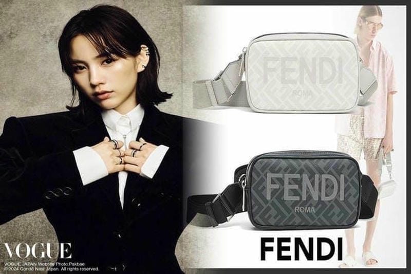 フェンディ×カール・ラガーフェルド、「FF」ロゴやコラージュ柄のウエア＆バッグ