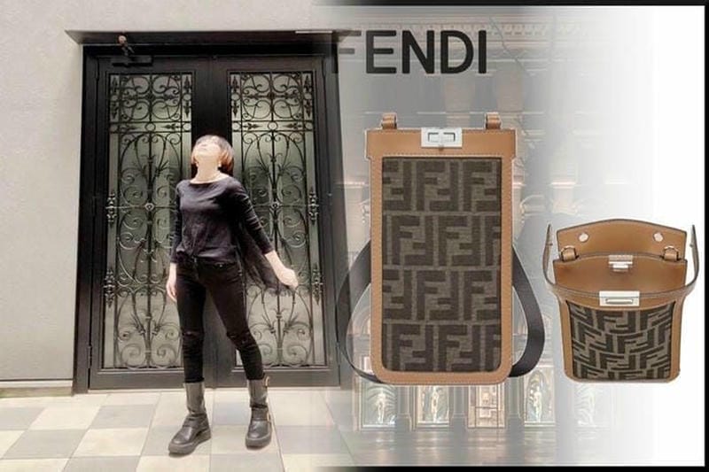 FENDI ラナウェイショッパー PVC スモール ショッパー