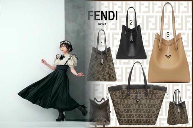 関税込み国内発送 FENDI ☆MON TRESOR レザー+PVCバッグ