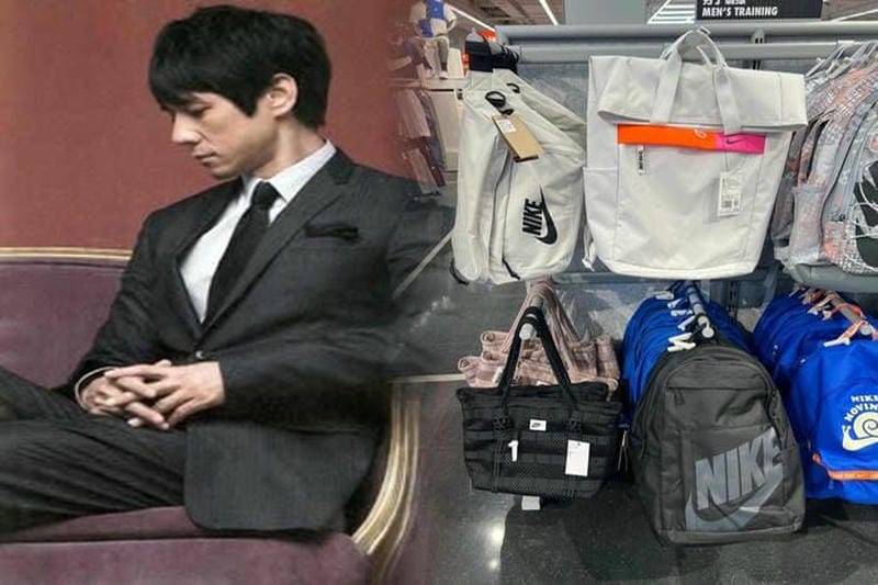 ナイキ エナメル バッグ l サイズ