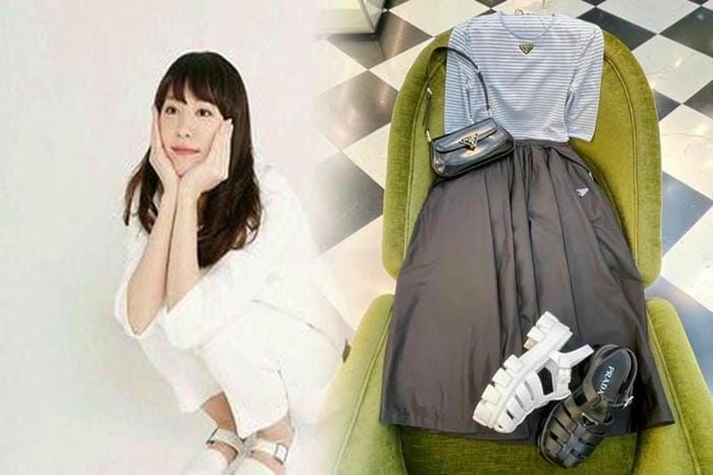 プラダ ナイロン バッグ コーデ