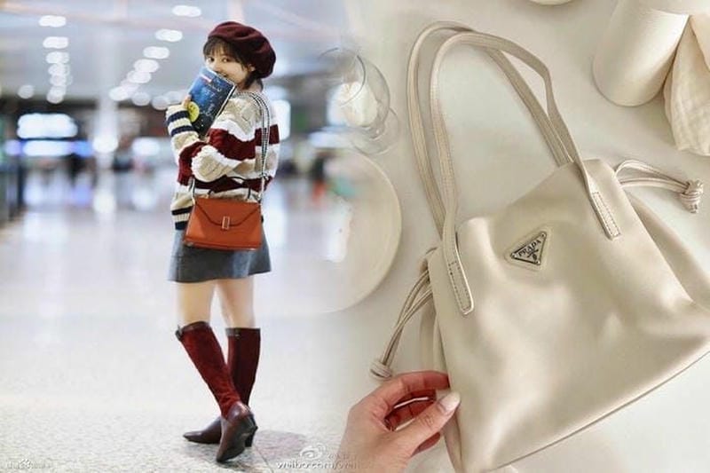 prada トート バッグ ナイロン