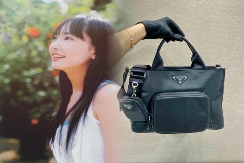 プラダ ナイロン ショルダー バッグ コーデ