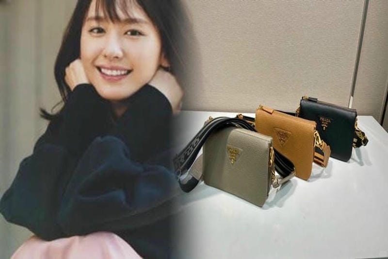 プラダ レザー ショルダー バッグ