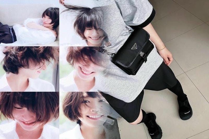 prada ナイロン トート バッグ