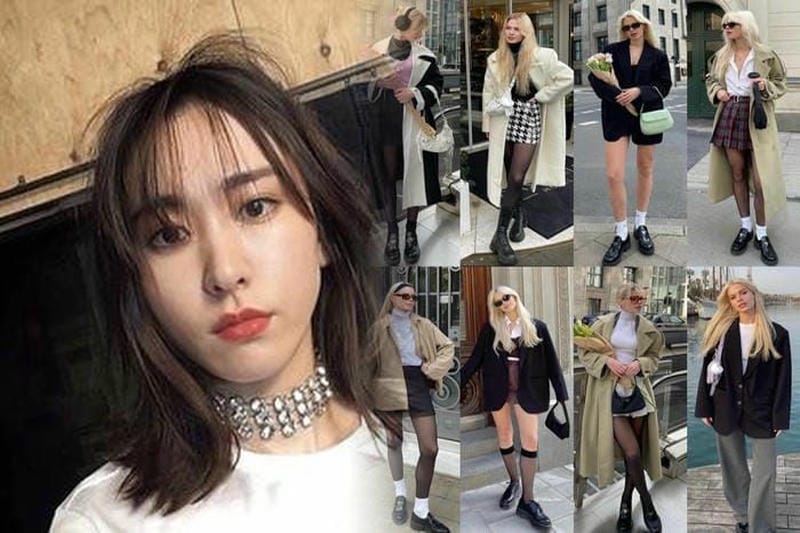 PRADA ファブリック ハンドバッグ