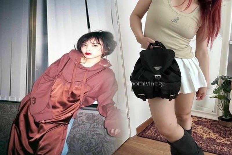 PRADA新作“平行四辺形のピース”バケツ型バッグ、三角ピースの新色も