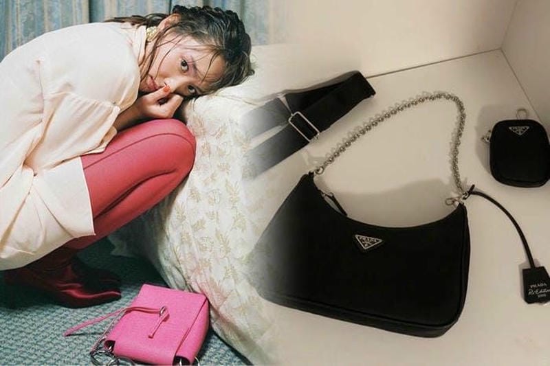 プラダ スタッズ ショルダー バッグ